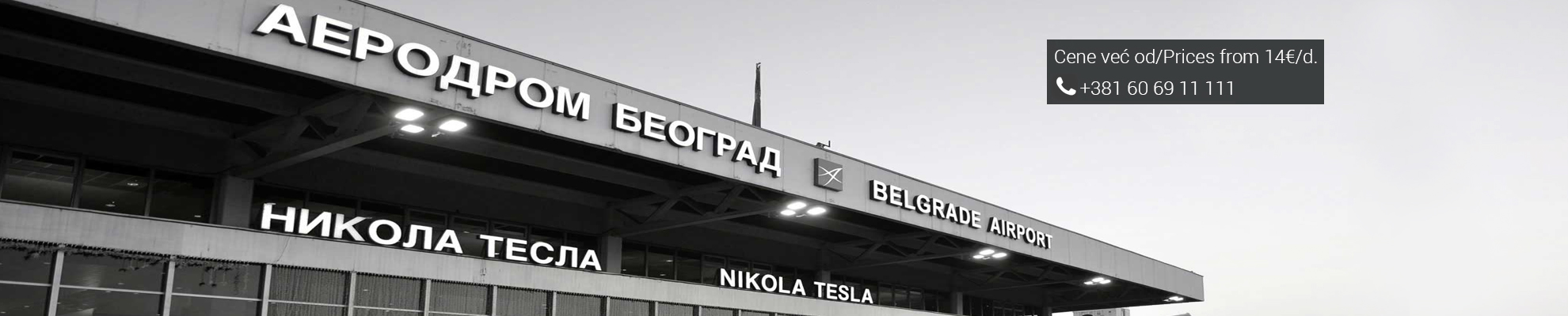 Rent a car Aerodrom Nikola Tesla, iznajmljivanje auta: Efex 